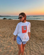 Summer Cherry Graphic T-shirt image 12
