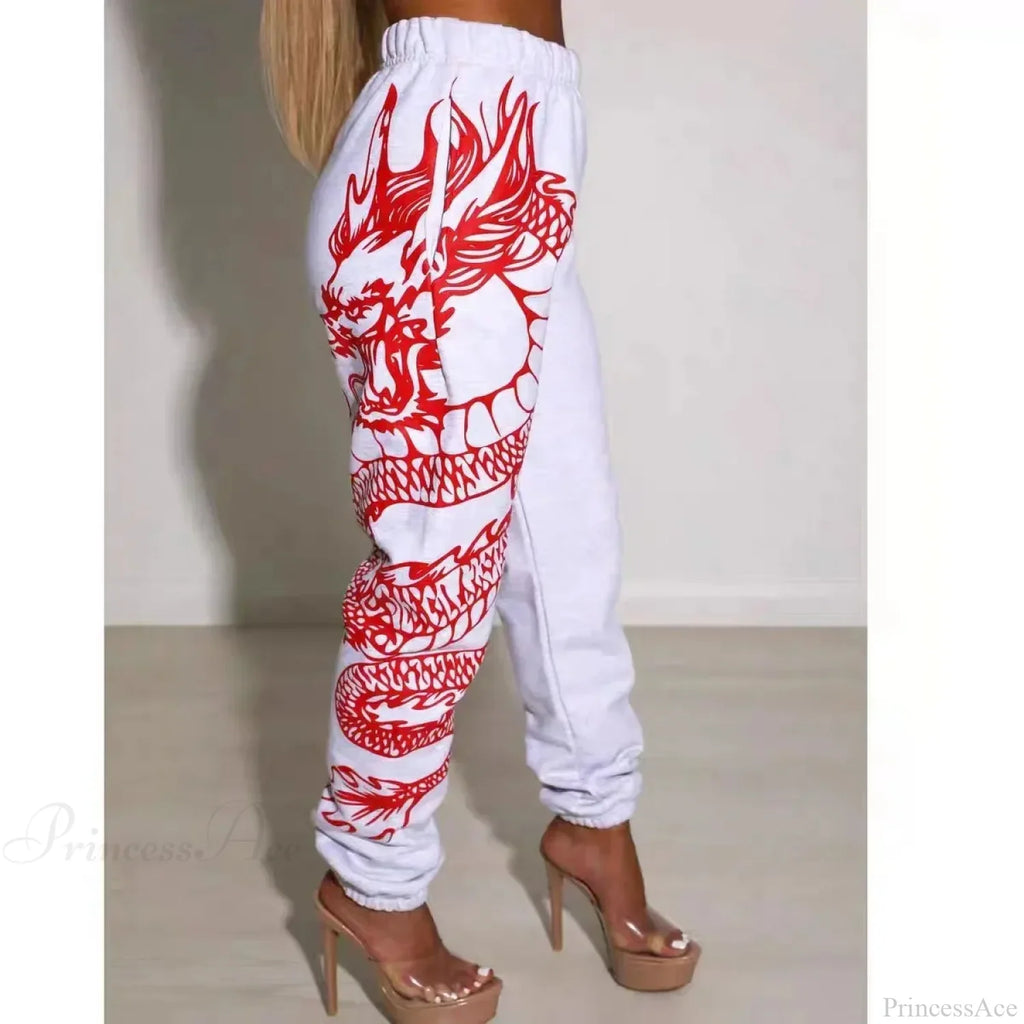 Summer Graphic High Waist Jogger Pants image 6