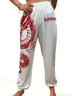 Summer Graphic High Waist Jogger Pants image 9