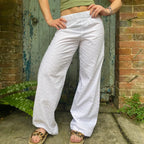 Summer Kawaii Eyelet Embroidery Palazzo Pant image 1