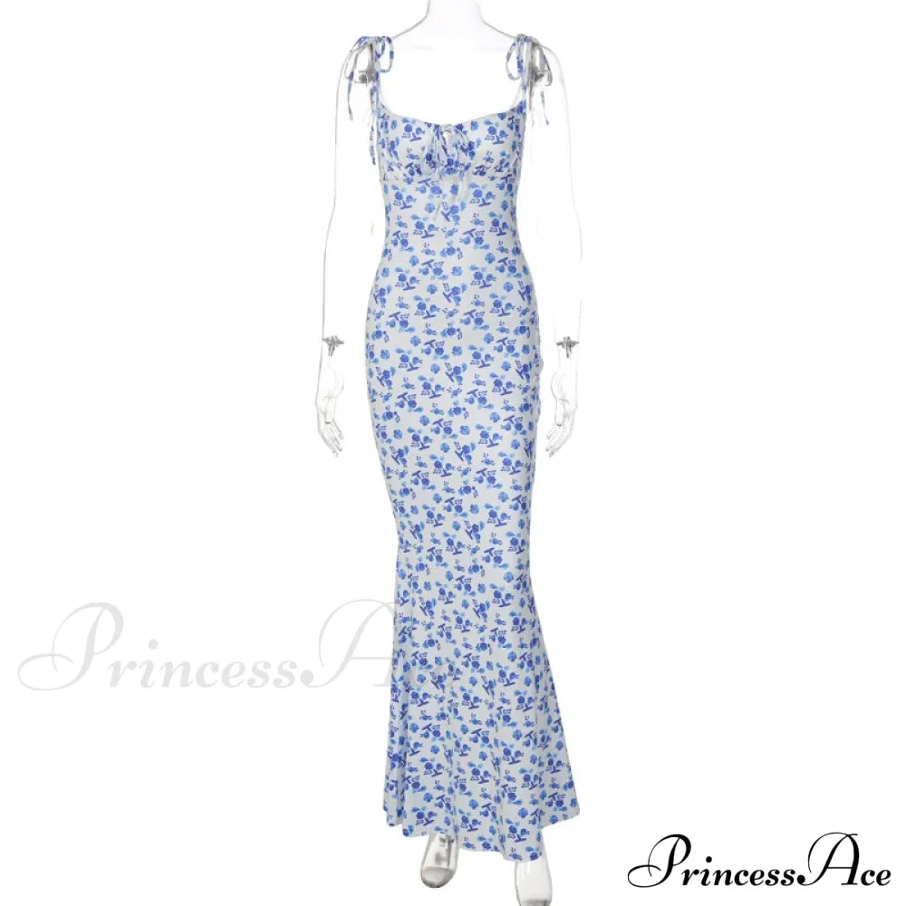 Summer Off Shoulder Lace Up Deep V Neck es Ladies Holiday Casual Long Woman Floral Dress image 8