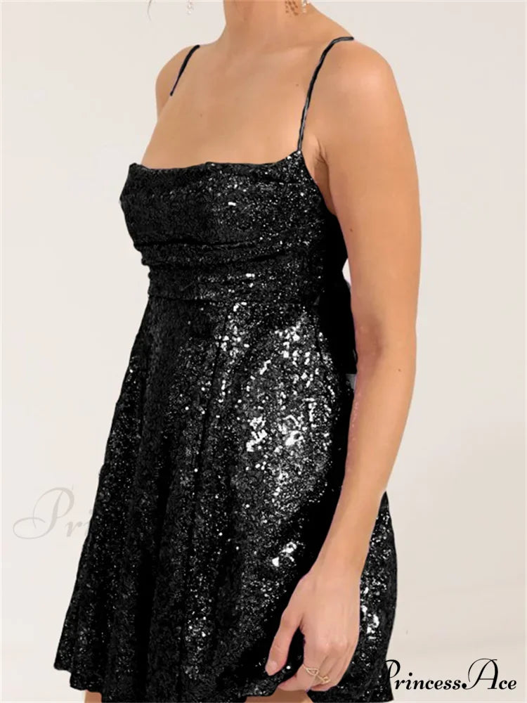 Summer Sling Sleeveless Backless Criss Cross Tie Mini Dress image 6