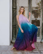 Sundress Maxi Streetwear Ombre Dress for Summer Casual Wear image 1