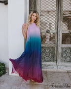 Sundress Maxi Streetwear Ombre Dress for Summer Casual Wear image 2