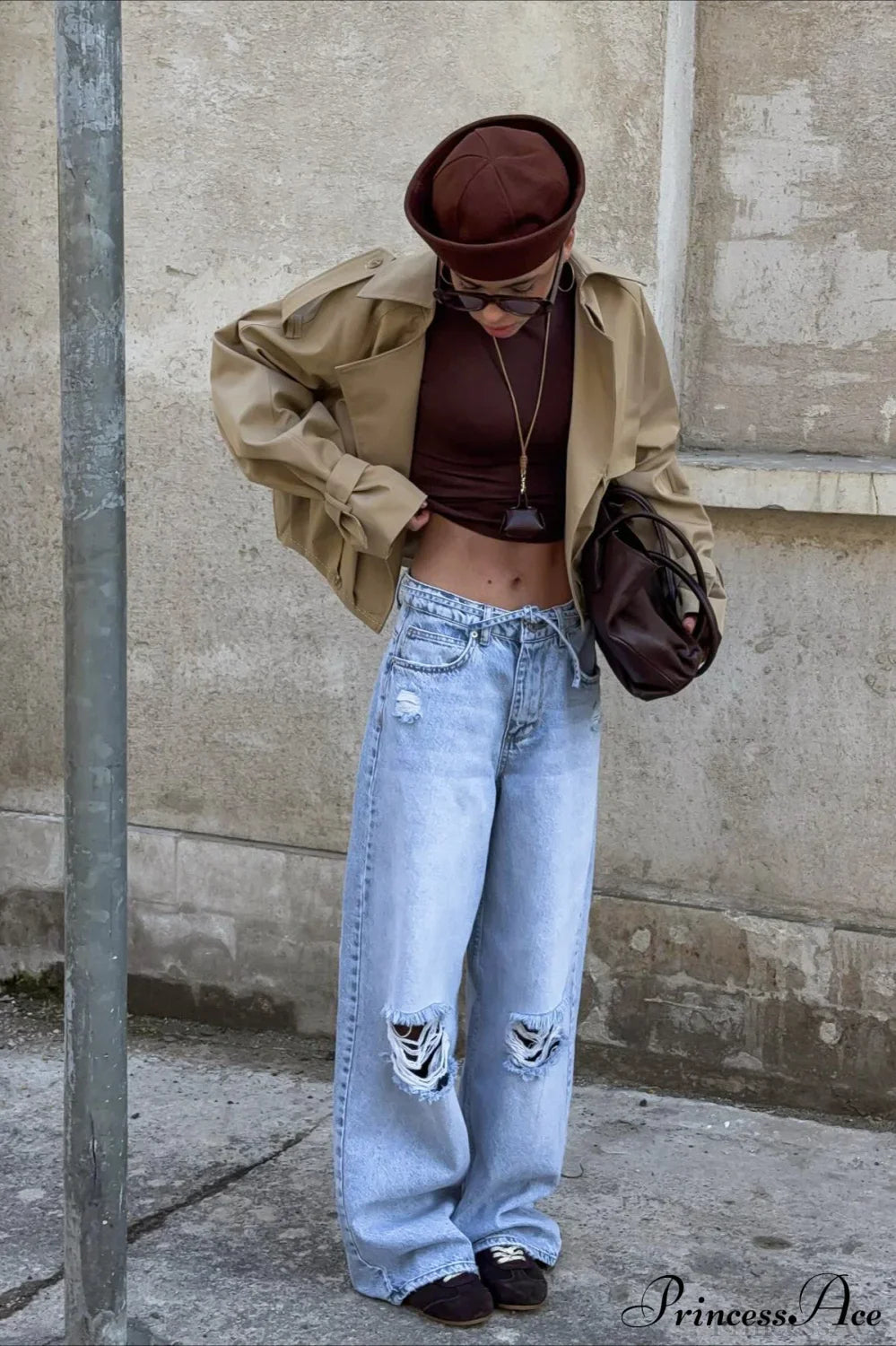 Superior Sense Loose Short Trench Coat image 5