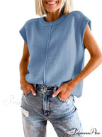 Sweater Sleeveless Vest image 12