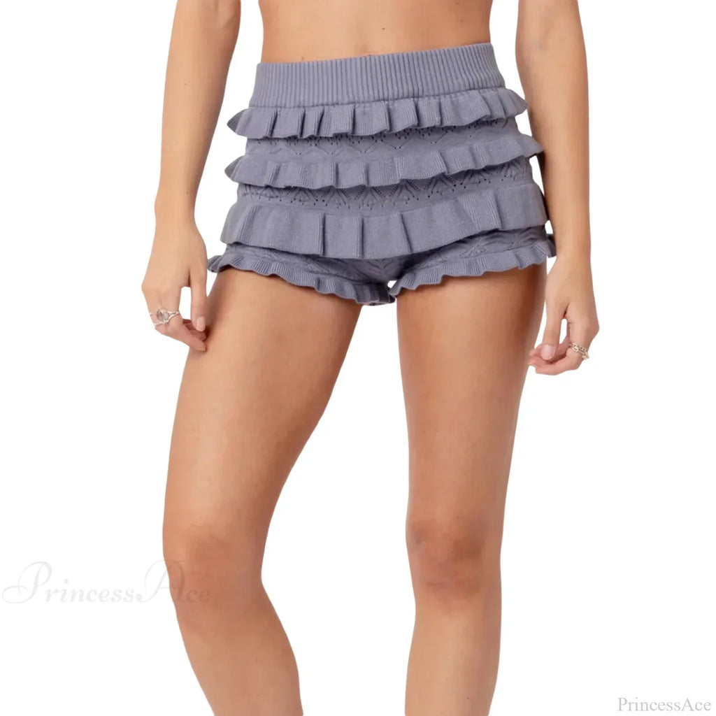 Sweet Knit Layered Casual Short image 8
