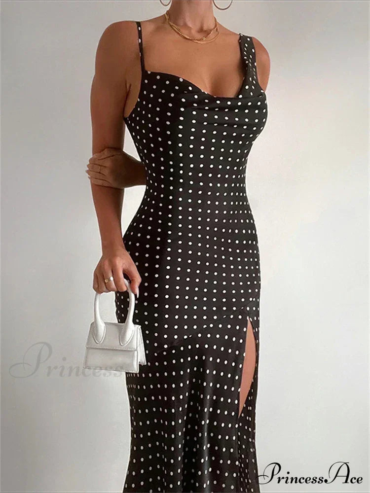 Swinging Neck Straps Maxi Dress image 3