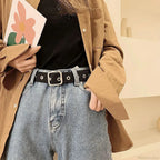 Synonyms: Gothic - medieval, Leather - hide, Pin - peg, Buckle - clasp

PU medieval hide peg clasp Belt image 6