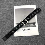 Synonyms: Gothic - medieval, Leather - hide, Pin - peg, Buckle - clasp

PU medieval hide peg clasp Belt image 11