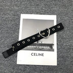 Synonyms: Gothic - medieval, Leather - hide, Pin - peg, Buckle - clasp

PU medieval hide peg clasp Belt image 13