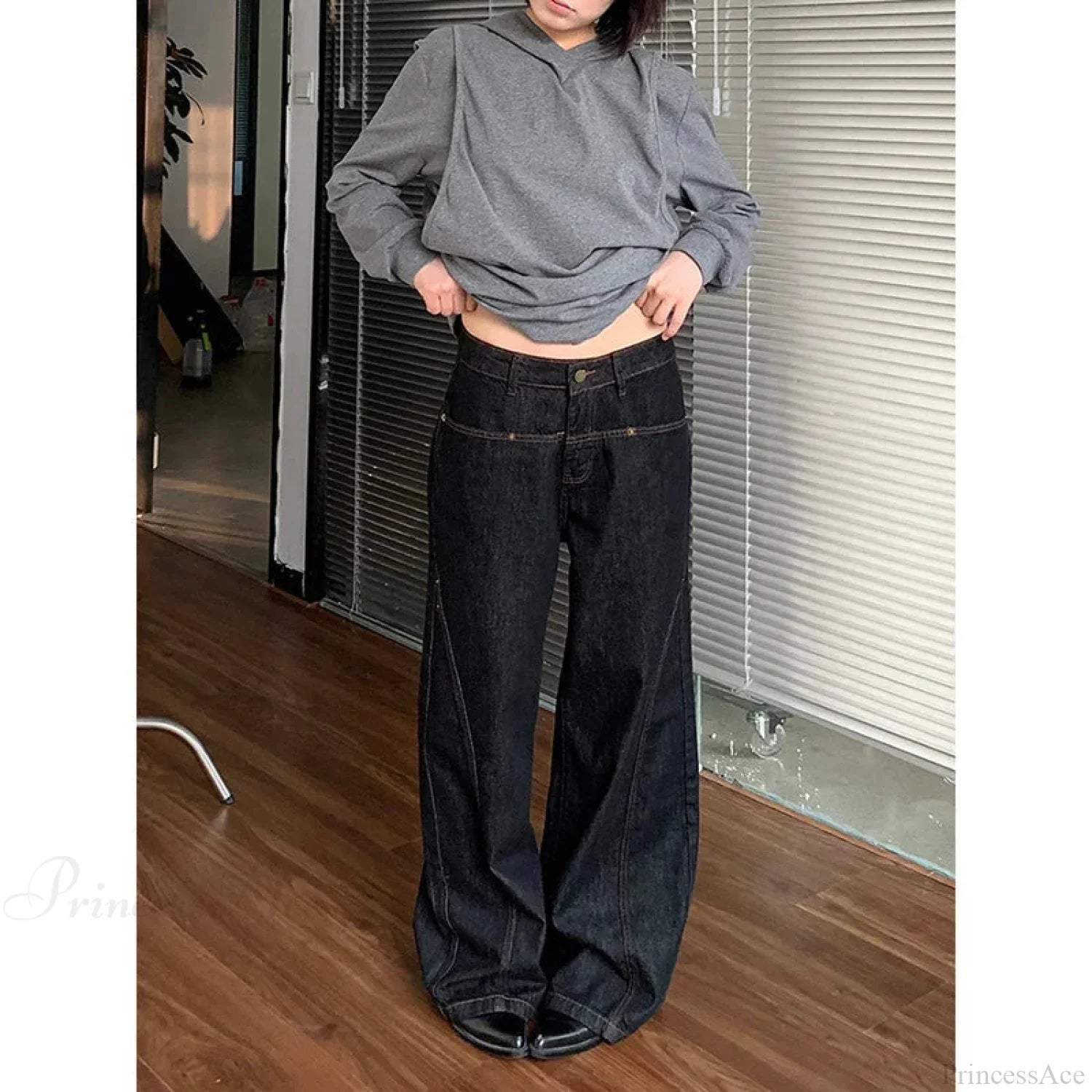 Tall Waist Antique Gothic Denim Pant image 5