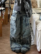 Tall Waist Dark Multi-Pocket Pant image 3