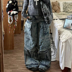 Tall Waist Dark Multi-Pocket Pant image 4