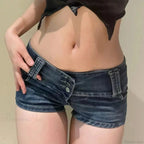 Tall Waist Slender Denim Short image 2