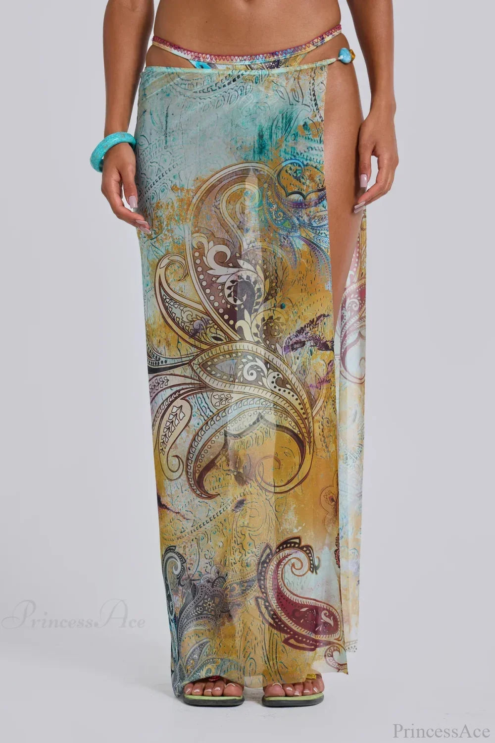 Tassel Skirt Beach Style Long Bikini Set image 3