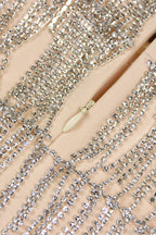 Tassel V Strap Backless Fitted Party Dress image 4