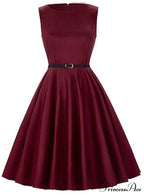 Simple Sleeveless A-Line Mini Dress image 3