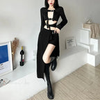 Techwear Patchwork Cargo Skirt image 6