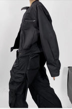 Techwear Utility Loose Casual Zip Jacket image 5