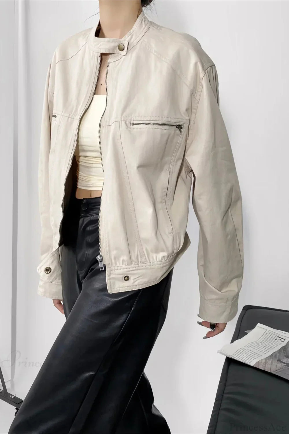 Techwear Utility Loose Casual Zip Jacket image 2