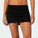 Tennis Wrap Bodycon Mini Skirt image 4