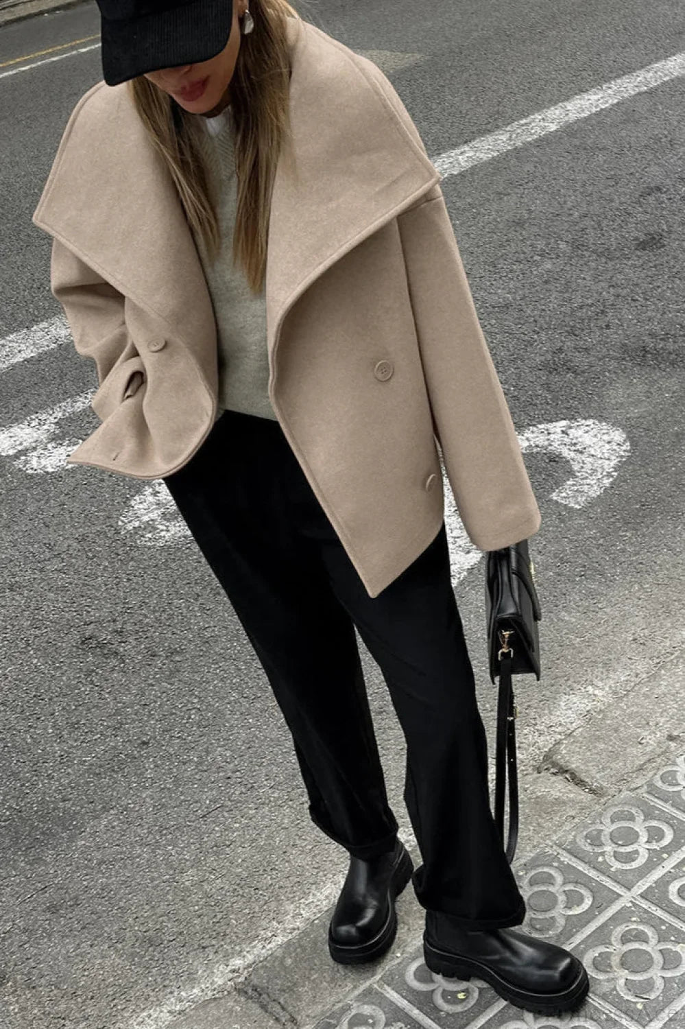 Thick Wool Blend Commuter Coat image 4