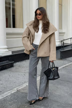 Thick Wool Blend Commuter Coat image 5