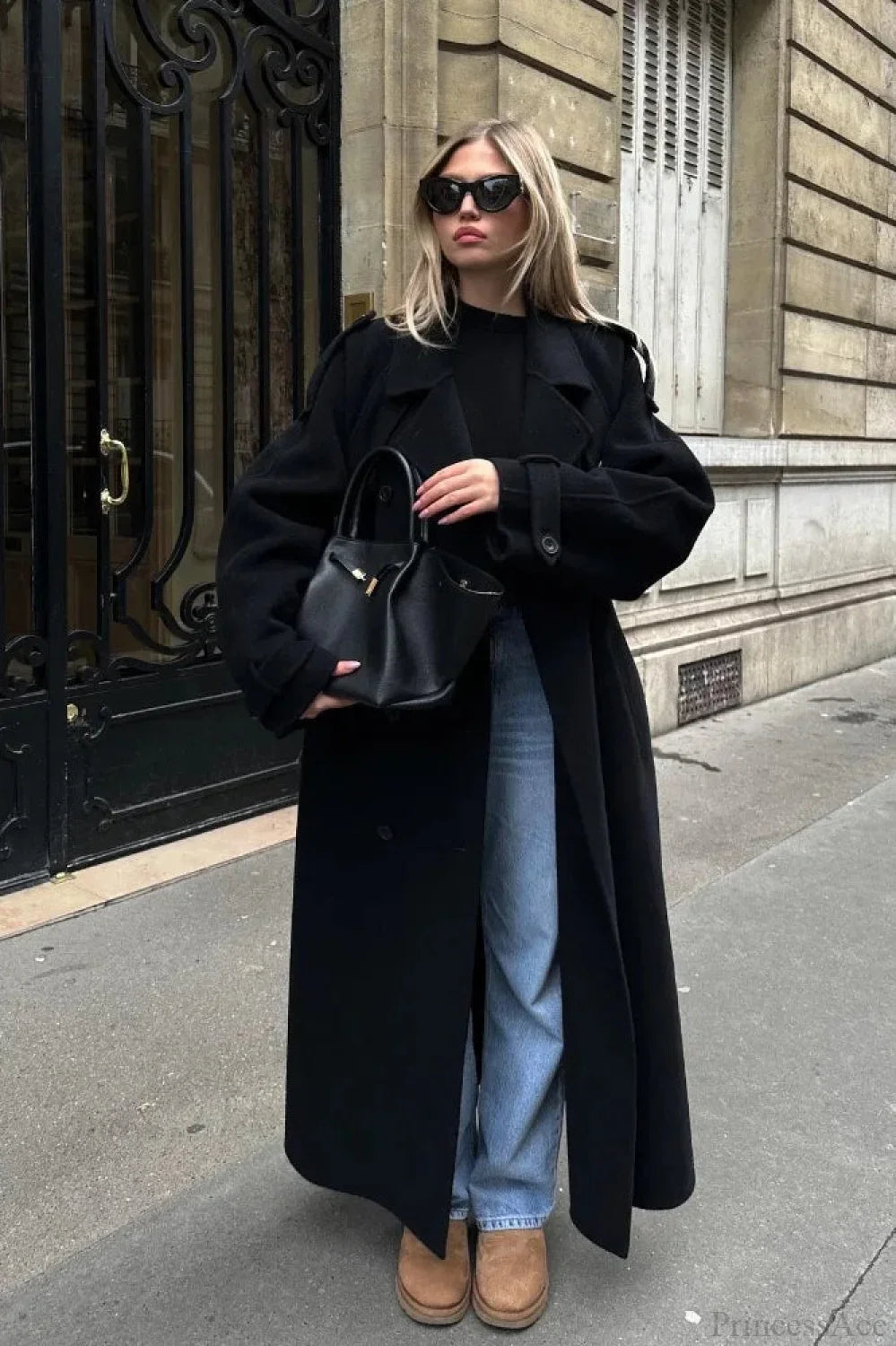 Thicken Double Button Lapel Coat image 5