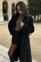 Thicken Double Button Lapel Coat image 3