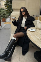 Thicken Double Button Lapel Coat image 4