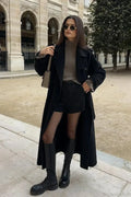 Thicken Double Button Lapel Coat image 1