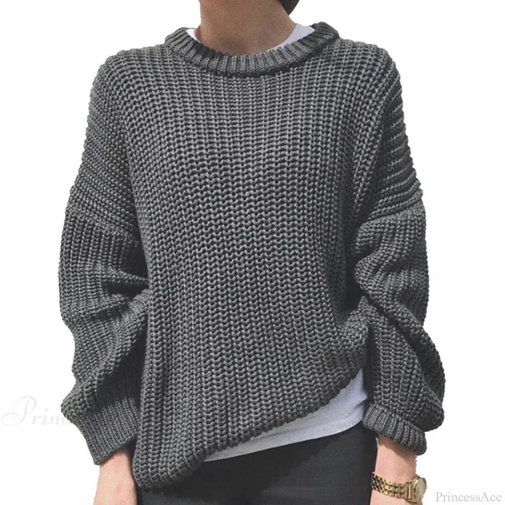 Three - Quarter Sleeve Elegant Khaki Sweater image 5