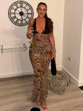 Tie Dye Floral Chiffon Vacation Dress image 5