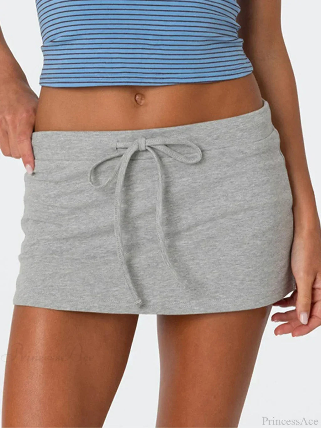 Tie Waist Side Slit Pencil Skirt image 7