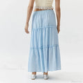 Tiered Bohemian Frill Trim Skirt image 4