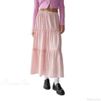 Tiered Bohemian Frill Trim Skirt image 8