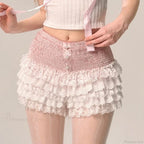 Tiered Lace Cake Pettipants Skirt image 1