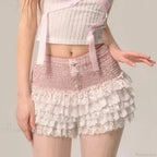 Tiered Lace Cake Pettipants Skirt image 6