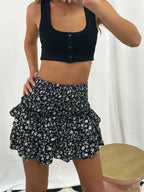 Tiered Ruffled Fairy Style Skirt image 2