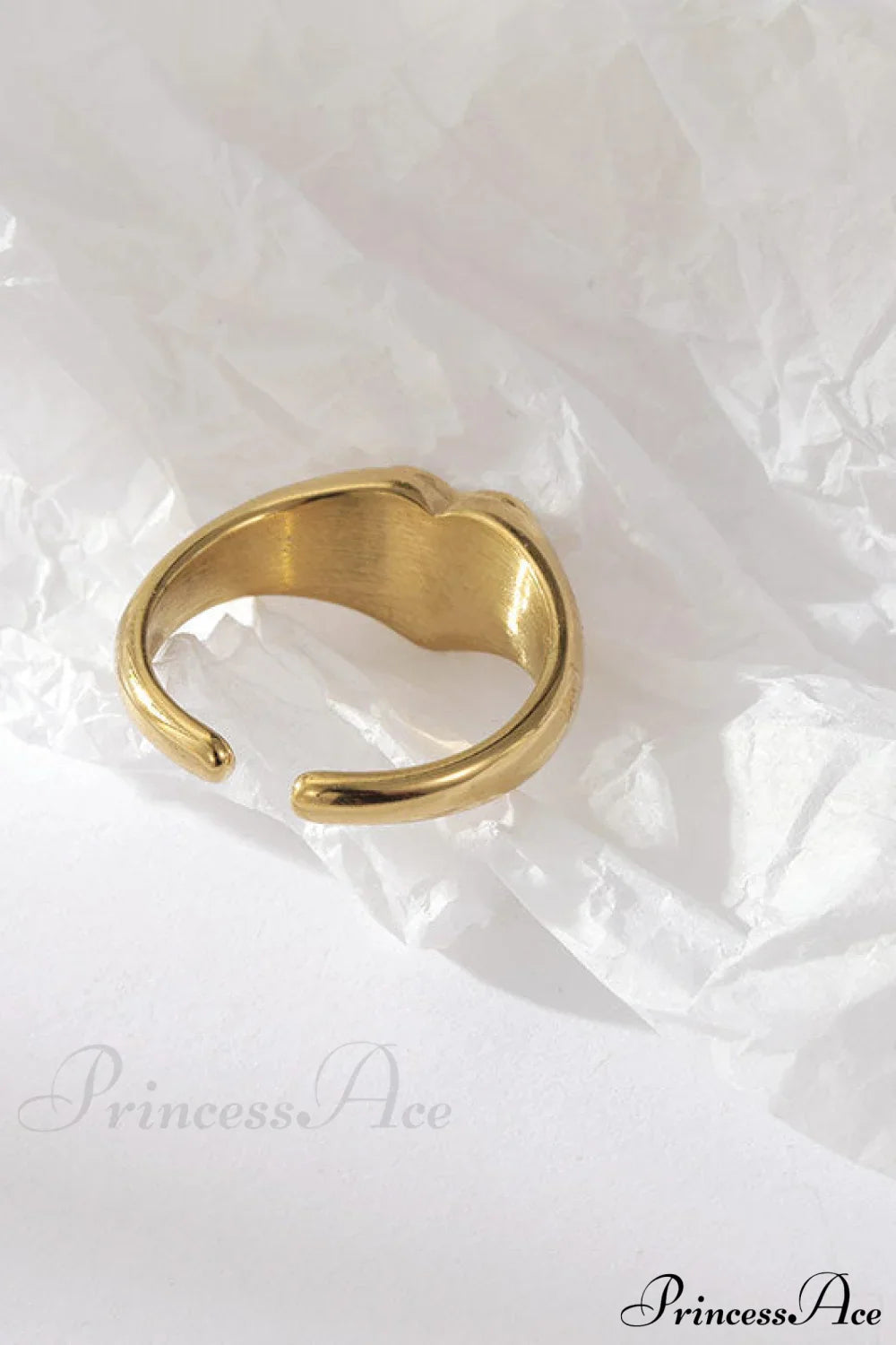 Titanium Steel Fashion Romantic Heart Rings image 3