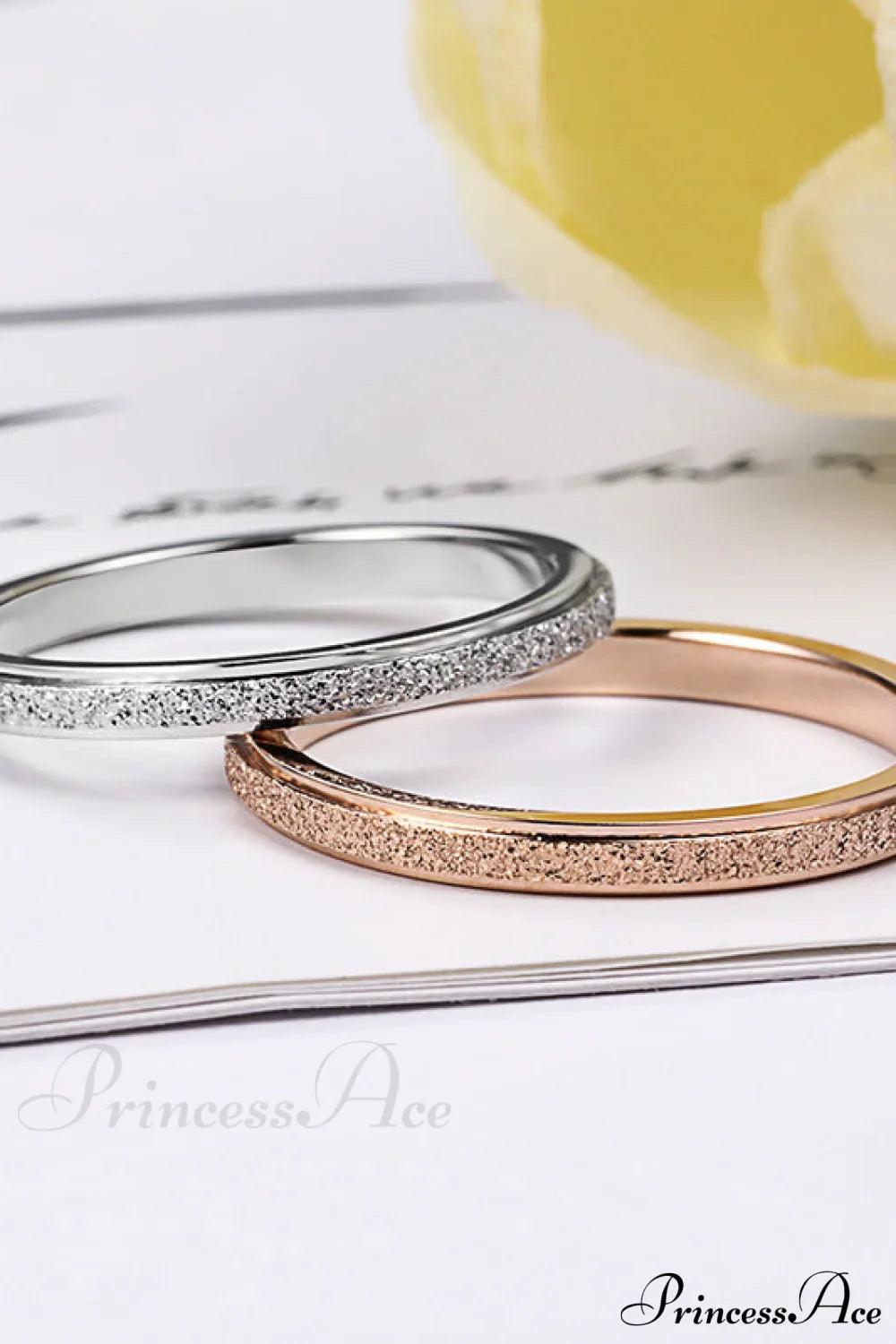 Titanium Steel Minimalist Simple Closed Rings image 2