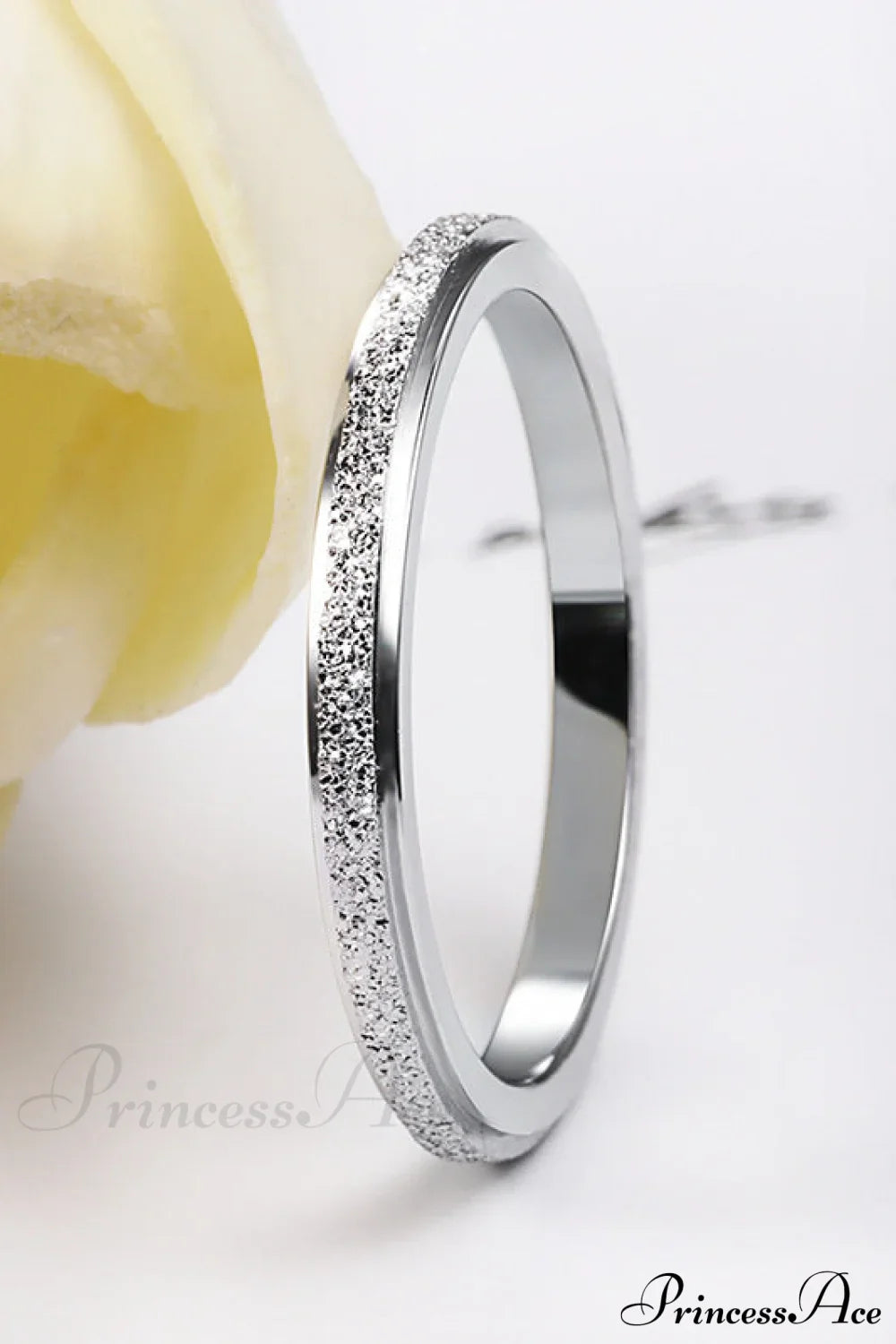 Titanium Steel Minimalist Simple Closed Rings image 3