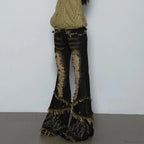 Torn Medieval Dark Fringe Pant image 6