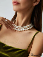 Elegant Layered Pearl Necklace image 2