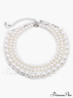 Elegant Layered Pearl Necklace image 6