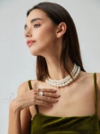 Elegant Layered Pearl Necklace image 5