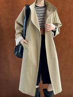Trench Coat Big Lapel Loose Overcoat image 1