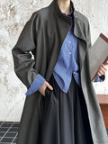 Trench Coat Big Lapel Loose Overcoat image 5