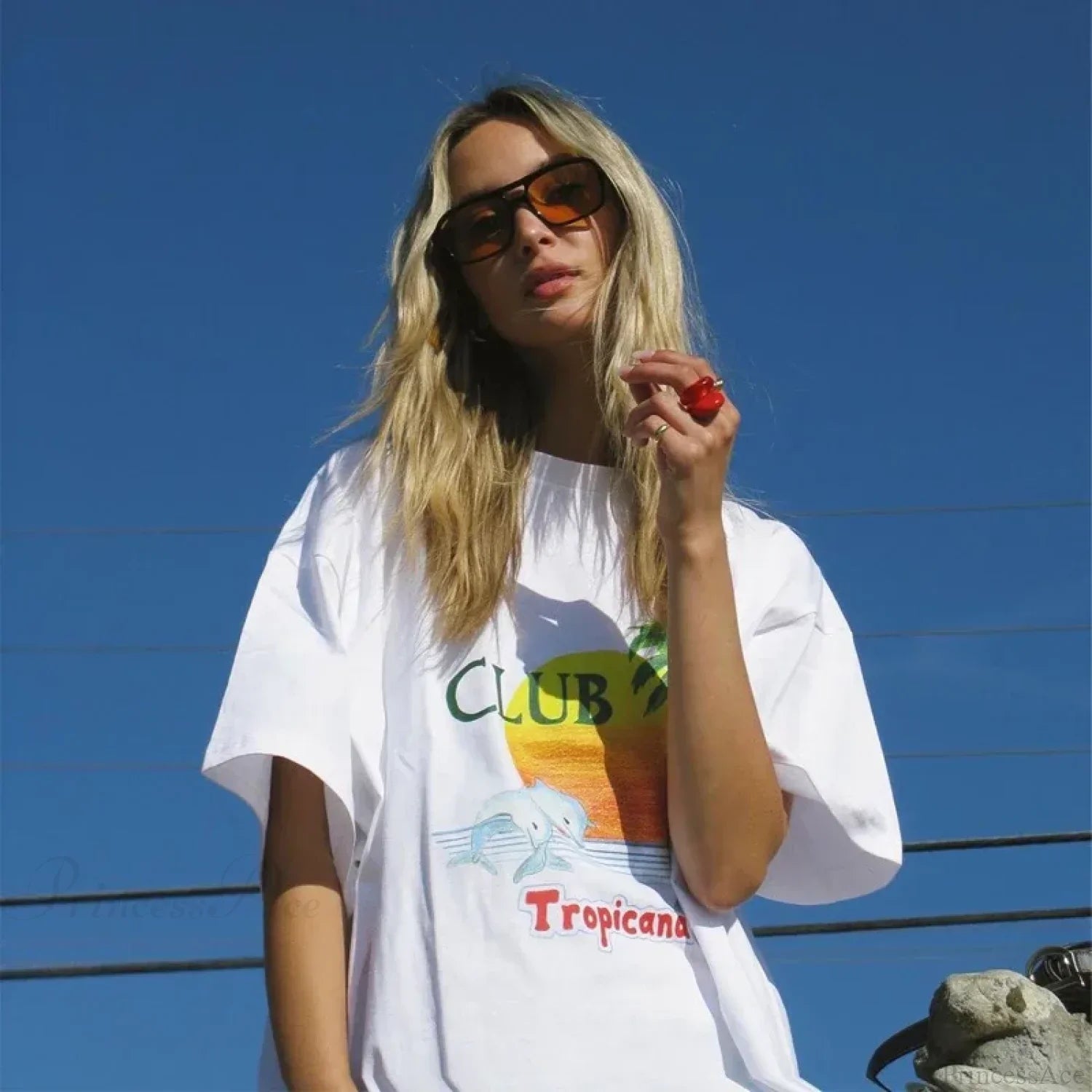 Tropical Beach Summer Vsco T-shirt image 2